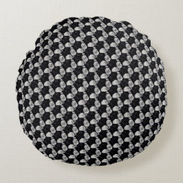 Abstract digital pattern 1190 - Round PIllow ラウンドクッション