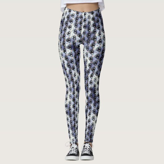 Abstract digital pattern 1191 - Leggings レギンス (正面)