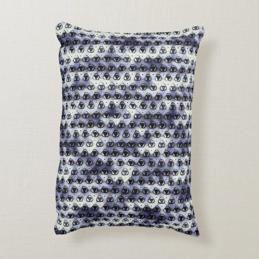 Abstract digital pattern 1191 - Rectangular Pillow アクセントクッション (裏面(縦))