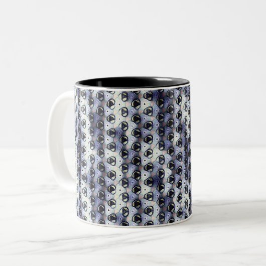 Abstract digital pattern design 1191 - Coffee Mug ツートーンマグカップ (正面左)
