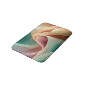 Abstract Drapery with Pastel Gradient Flow バスマット (アングル)