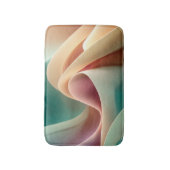Abstract Drapery with Pastel Gradient Flow バスマット (正面縦)