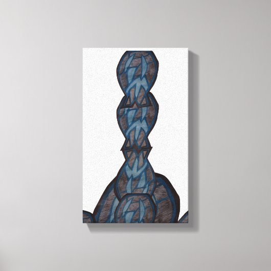 Abstract Dream Layers キャンバスプリント (正面)