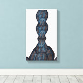 Abstract Dream Layers キャンバスプリント (インサイチュ (ウッドフロア))