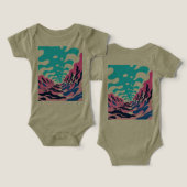 Abstract Dream Wave – Vibrant Surreal Flow (デザイン正面&裏面)