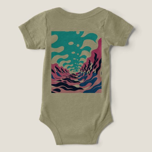 Abstract Dream Wave – Vibrant Surreal Flow (デザイン裏面)