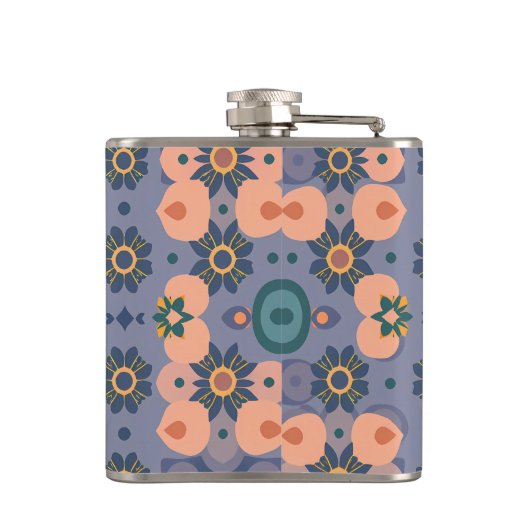 Abstract Dream Wave – Vibrant Surreal Flow フラスク (裏面)