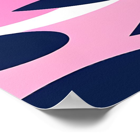 Abstract Dream Wave – Vibrant Surreal Flow ポスター (角)