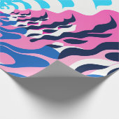 Abstract Dream Wave – Vibrant Surreal Flow ラッピングペーパー (角)