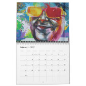 Abstract Dreams 12-month Calendar カレンダー (2月 2027)
