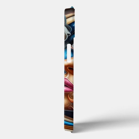 Abstract Dreamscape Ocean Serenity & Cosmic Wonder Case-Mate iPhoneケース (裏面 / 右)