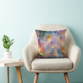 Abstract dreamy floral garden  クッション (椅子)