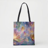 Abstract dreamy floral garden  トートバッグ (正面)