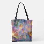 Abstract dreamy floral garden  トートバッグ (裏面)