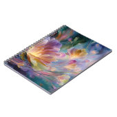 Abstract dreamy floral garden  ノートブック (左側)