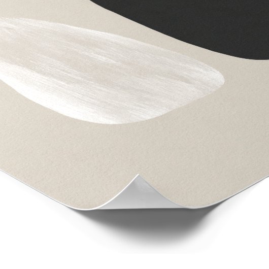 Abstract Duo - Neutral Tones ポスター (角)