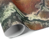 Abstract Earth Tone Pattern ラッピングペーパー (ロールコーナー)