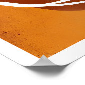 Abstract Earth Tone Wall Art Rustic Warmth, Muted ポスター (角)
