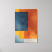 Abstract Earthly Geometry キャンバスプリント (正面)