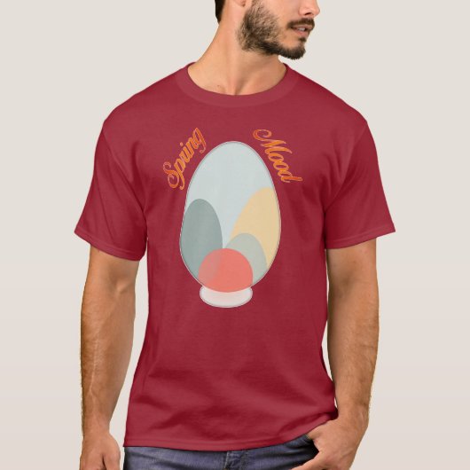 Abstract Easter Egg – Modern Art - camiseta Tシャツ (正面)