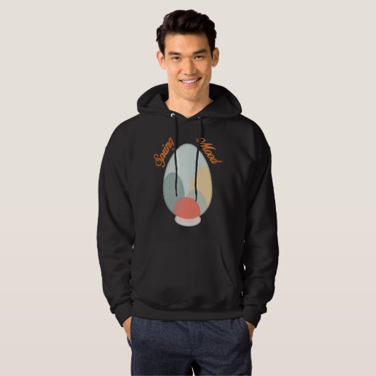 Abstract Easter Egg – Modern Art - moletom パーカ (正面フル)