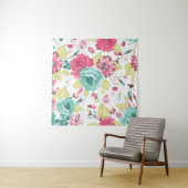 Abstract Elegance Seamless pattern with floral bac タペストリー (インサイチュ(横))