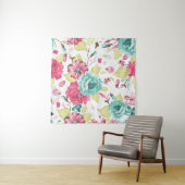 Abstract Elegance Seamless pattern with floral bac タペストリー (インサイチュ)