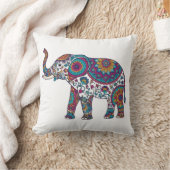 Abstract Elephant Decorative Throw Pillow – Modern クッション (ブランケット)