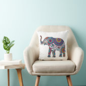 Abstract Elephant Decorative Throw Pillow – Modern クッション (椅子)