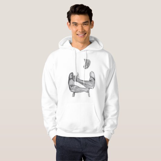 Abstract Emotional Hug Hoodie パーカ (正面フル)