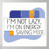 Abstract Energy Saving Mode with People ポスター (正面)