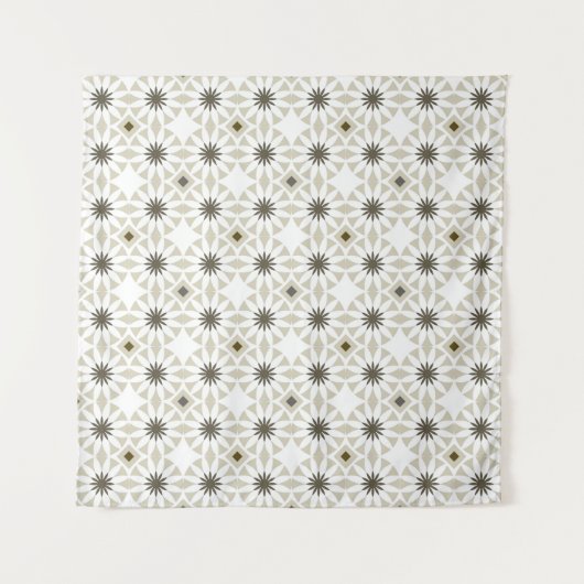 Abstract ethnic geometric patterns design backgrou タペストリー (正面)