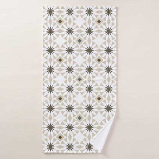 Abstract ethnic geometric patterns design backgrou バスタオル (バスタオル)