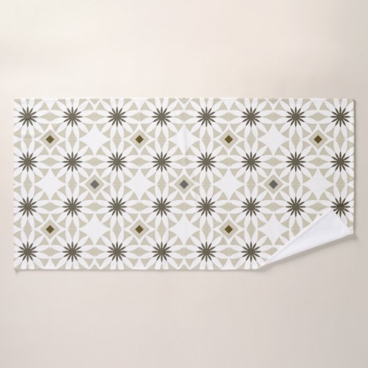 Abstract ethnic geometric patterns design backgrou バスタオル (バスタオル)