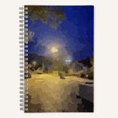 Abstract Evening Sketchbook ノートブック (正面)