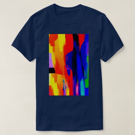 Abstract Expressionism Wallpaper 7 Tシャツ (デザイン正面)