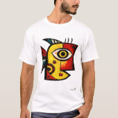 Abstract Expressionist Fish | Modern Geometric Art Tシャツ (正面)