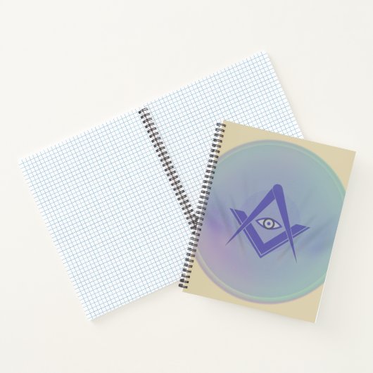 Abstract Eye Symbol Notebook – Minimalist Artistic ノートブック (内部)
