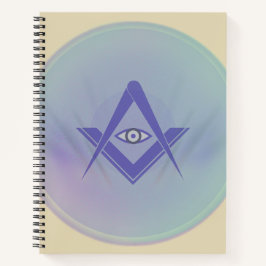 Abstract Eye Symbol Notebook – Minimalist Artistic ノートブック