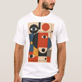 Abstract Eyes – Geometric Art T-Shirt Tシャツ