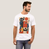Abstract Eyes – Geometric Art T-Shirt Tシャツ (正面フル)