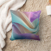 Abstract Fabric Texture in Pastel Tones クッション (ブランケット)