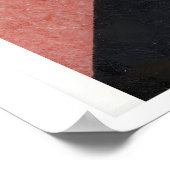 Abstract Face Matchbox Art Print, Czechoslovak ポスター (角)