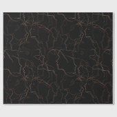 Abstract Faces Line Art Wrapping Paper ラッピングペーパー (フラット)