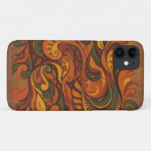 ABSTRACT FALL COLOR DESIGN Case-Mate iPhoneケース (裏面(横))