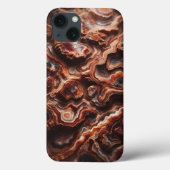 Abstract Fiery Agate Layered Phone Case - Earthy Case-Mate iPhoneケース (裏面)