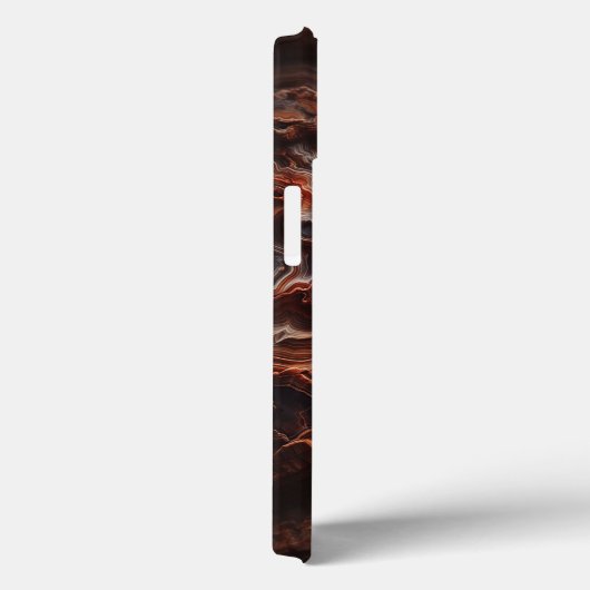 Abstract Fiery Agate Layered Phone Case - Earthy Case-Mate iPhoneケース (裏面 / 右)