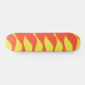 Abstract Fire Skateboard Deck スケートボード (横)