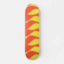 Abstract Fire Skateboard Deck