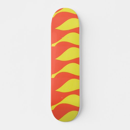 Abstract Fire Skateboard Deck スケートボード (正面)